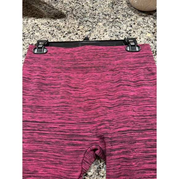 Pink and black fleece lined leggings - Picture 1 of 5